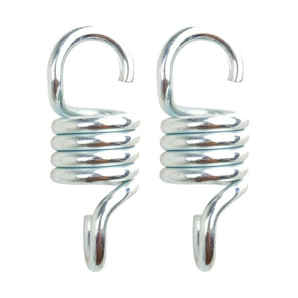 IMENGL Clearance! Delayuji Hooks for Hanging Chair Extension Swing Chair Hook Spring Suspension Hanger for Garden 2Pcs Tools & Home Improvement One Size Silver