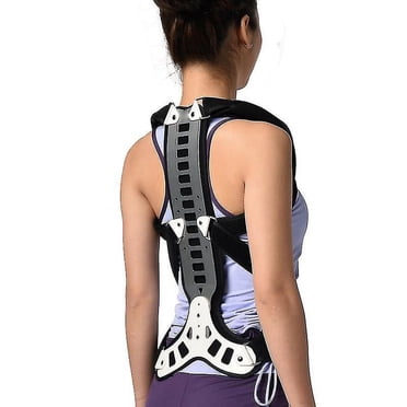 Posture Corrector Back Support for Hunched Back, Kyphosis and Vertebral Compression Fracture Men and Women，back brace for lower back pain women,M,Black
