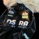 thumbnail image 2 of Chaqueta de cuero de motorista negra americana para hombre, chaquetas de piloto con cuello levantado, abrigos holgados Hipster para otoño, novedad, 2 of 5