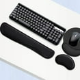 thumbnail image 5 of Jiaeri Ergonomic Memory Foam Wrist Rest Mouse Pad Keyboard Pad Set with Non-Slip Rubber Base for Office Computer Laptop Comfort Support, 5 of 5