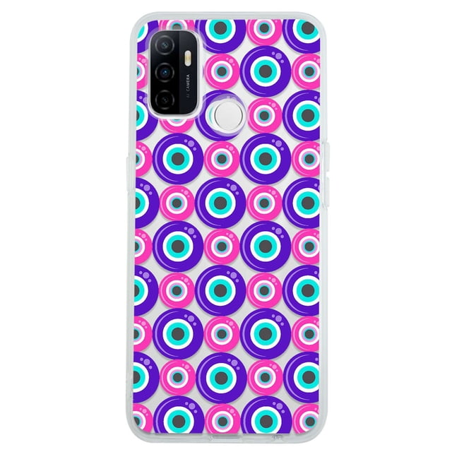 Funda Antigolpes InstaCase para Oppo A53 2020 Ojo Turco Morado y Rosa