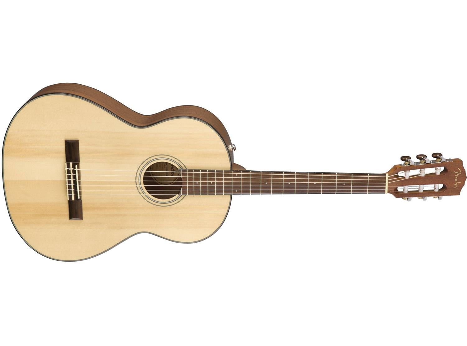 Fender Classic Design CN-60S Concert Nylon Acoustic Guitar, Walnut Fingerboard, Gloss, Natural