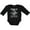 AB-Black, variant on Military Uncle Red Friday Boys or Girls Long Sleeve Baby Bodysuit