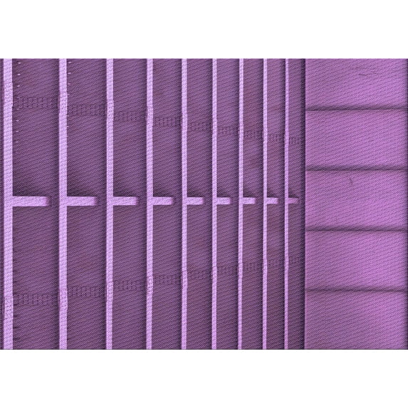 Ahgly Company Machine Washable Indoor Rectangle Transitional Purple Area Rugs, 2' x 3'