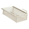 thumbnail image 2 of Cajón colgante debajo del gabinete, organizador de cesta con estante de alambre, cajón extraíble colgante Blanco, 2 of 9