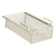 thumbnail image 2 of Organizador de cesta de almacenamiento de malla de alambre multifuncional con cajón colgante debajo del gabinete Blanco, 2 of 9