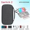 thumbnail image 4 of SOATUTO Carrying Case for Nintendo Switch 2 (2025), Large Capacity Protective Hard Shell Portable Travel Case Pouch for Switch 2, with 12 Game Card Slots and Pockets for Console & Accessories, 4 of 4