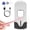 White, variant on Grusce Automatic Toothpaste Dispenser, Wall Mounted Rechargeable Electric Toothpaste Squeezer with 3 Gear Level, 700mAh Battery No Drill Countertop Organizer for Kid and Adult