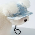 thumbnail image 3 of Pet Sun Hat For Dogs Cats Outdoor Hood Fisherman Cap Teddy Breathable Spring Summer Headdress, 3 of 3
