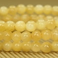 thumbnail image 3 of Angelstones Bracelet Extensible Unisexe en Perles Rondes 6 mm en Jade Jaune Naturel, 3 of 5