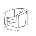 thumbnail image 2 of Bewildely Fundas para sillones de primera calidad, amplia aplicación para cualquier habitación, funda elástica para silla de bañera fácil de Decoración del hogar, 2 of 6