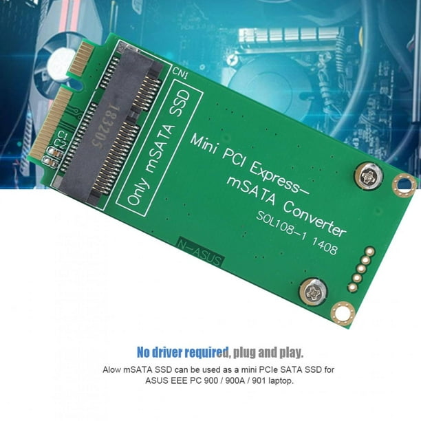 Hilitand MSATA SSD To Mini PCIE SSD Riser Card Adapter Converter
