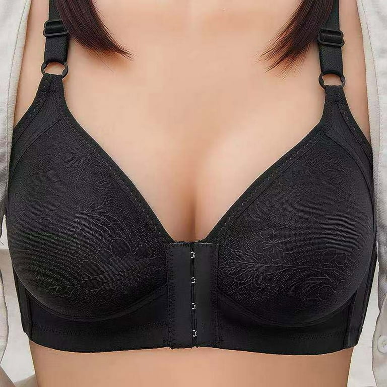 ▷ Vintage Lovable Black Lace Bra Size 36B Padded Front Hook Closure Hole in  Strap - CENTRO COMERCIAL CASTELLANA 200 ◁