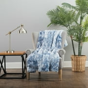 Ayesha Curry Blue, White, Multi-Color Polyester Throws, 50"x 60"