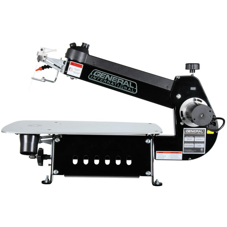 General International 21-Inch Scroll Saw with Tilting Head