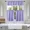 LILAC, variant on 2 Sets 3PC LILAC Faux Silk Kitchen Blackout Curtain Set Includes Valance (60"x14") & Two Tiers (30"x24") Elegant Light-Blocking Solid GHL4