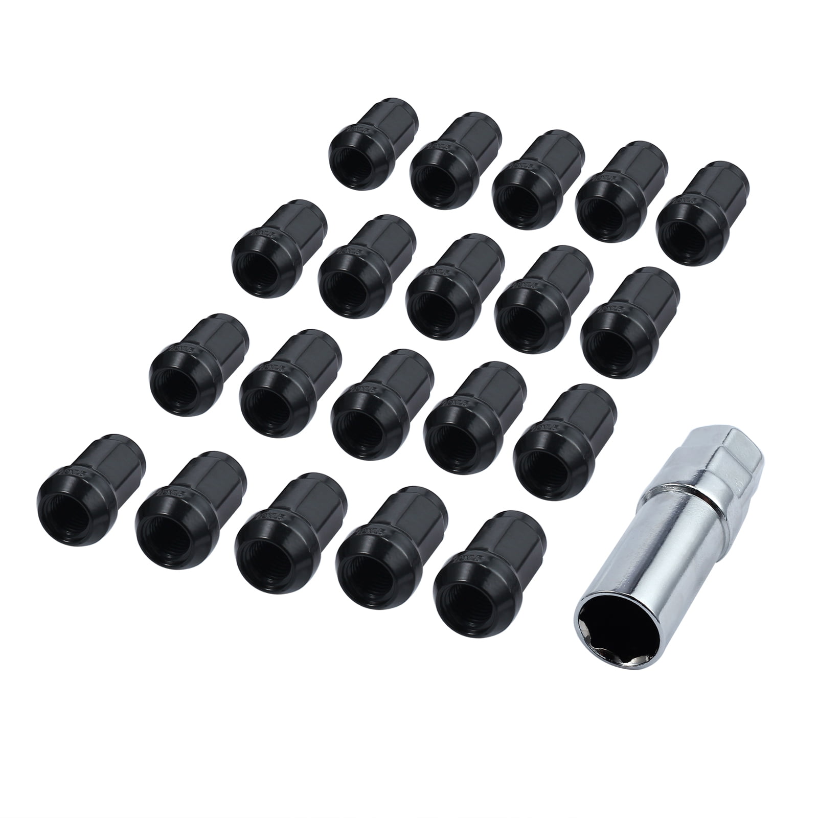 Buyer Needs to Review The spec 20pcs 1.38 Chrome 12mm X 1.5 Wheel Lug Nuts fit 1997 Mazda Protege May Fit OEM Rims 