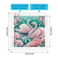 thumbnail image 2 of 5D DIY diamond art painting kit, pink swan special shape diamond canvas, namely can decompress and relax and can be used for home wall decoration, 2 of 7