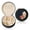Black, variant on Fuzoiu Poker Chips Print Portable Jewelry Box,Round Mini Leather Travel Jewelry Case,Small Travel Jewelry Organizer,Jewelry Holder for Ring Necklace Earring for Women Girls-White