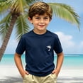 thumbnail image 1 of T-shirt pour Garçons à Manches Courtes, T-Shirts Imprimés à Col Rond, Vêtements d'Été pour Enfants, Chemises pour Garçons 8-9 Ans, 1 of 4
