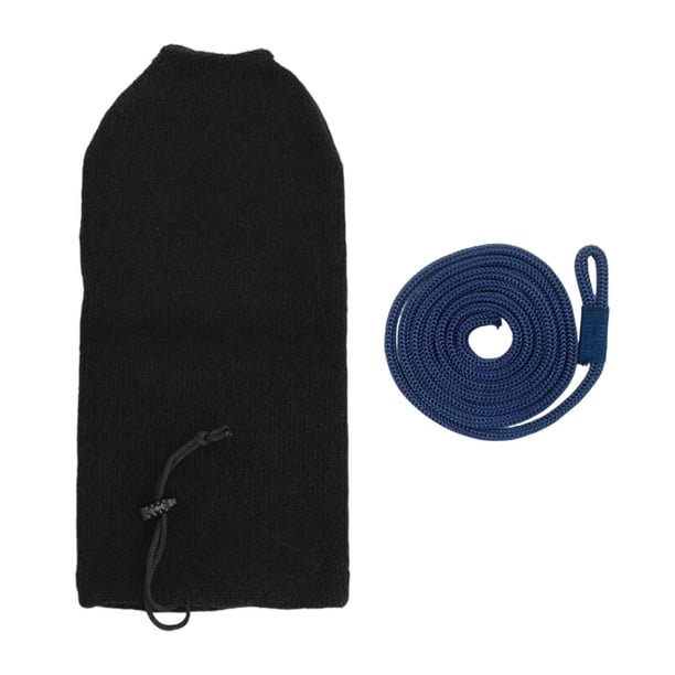 Defensas para barcos, parachoques, cubierta protectora de fibra acrílica, accesorio para barcos Cuerda azul oscuro