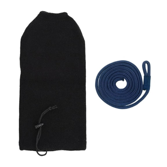 yotijar Boat Fenders Acrylic Fenders Bumper for Pontoon Boat Sailing Dark Blue Rope