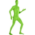 thumbnail image 5 of Wyobmus Men's and Women's Full Body Zentai Bodysuit Stretchy Face Cover Long Sleeve Zentai Jumpsuit Halloween Dress Up Party Performance Unitard Body Suit D-Green, 5 of 7