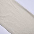 thumbnail image 5 of Sngxgn Women Casual Pants Straight Leg Drawstring Elastic Waist Loose Comfy Trousers with Pockets(Beige,XXL), 5 of 8