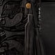 thumbnail image 5 of Bolso de Dama AngeLozano  De Piel Sintetico Charol con Cincelado Modelo Mazatlan Negro, 5 of 6