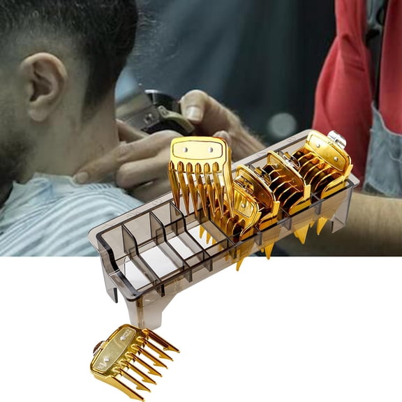 Storage Box ,10 , Organizer Holder Container Box Rectangular Universal Hair Tools for Barbershop Use , Transparent Black