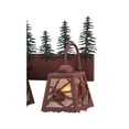 thumbnail image 5 of Meyda 142631 35 in. Spruce Pine 4 Light Vanity Light, Rust & Wrt Iron & Green Trees, 5 of 5