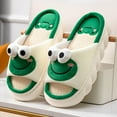 thumbnail image 2 of Women Men Soft Warm Indoor Slippers Cute frog Cartoon Anti-slip Shoes L0W4.AU, 2 of 6
