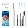 thumbnail image 1 of Wireless HD Ear Wax Remover Camera Ear Endoscope Spoon Pick Clea - NE3 black+8 piece set, 1 of 6