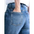 thumbnail image 4 of Free Assembly Women's High Rise Straight Leg Jeans, 30" Inseam, Sizes 0-20, 4 of 5