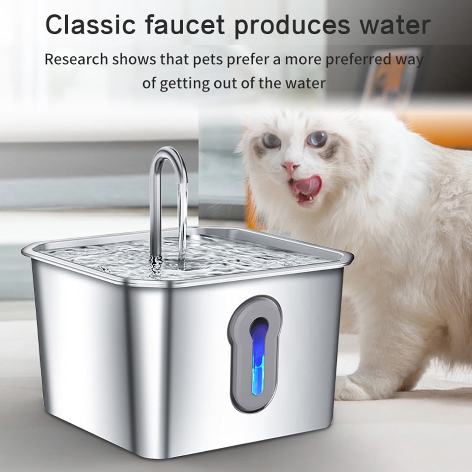Water 4L Cat Water Fountain APP Control Pet Water Fountain For Drinking Automatic Cat Water Dispenser With Water Level Window And Quiet Pump