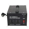 thumbnail image 2 of Transformador de VoltaJe, 500W Fácil de Operar Enchufe de la UE 110V 220V 2 Colecho Universal Ajuste de Entrada Silenciosa Pase Hacia Abajo Convertidor de Voltaje Seguro para, 2 of 7