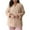 Khaki, variant on Admvng Winter Coats for Women Pajamas Double-Faced Fleece Thickened Home Wear Cardigan Winter Clothing for Women S-3XL
