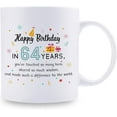 thumbnail image 2 of 64th Birthday Gifts for Women - 64 Birthday Gifts for Teacher Doctor Boss Mom Grandma Wife Sister Aunt Cousin Coworker - 11 oz Coffee Mug, 2 of 6