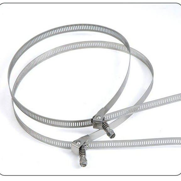 QIDITONG 4pcs Duct Clamps Hose Clamp Stainless Steel Hose Clamps For Plumbing Automotive Applications Metal Clamps For Secure Fastening