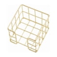 thumbnail image 2 of YiJuHui Desktop Mesh Organizer Basket - Wrought Iron Openwork Grid Stationery Holder for Sticky Notes, Paper Clips, Receipts, Memo Pads - Office Desk & Home Storage Solution, 2 of 6