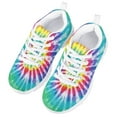 thumbnail image 4 of Pzuqiu Tie Dye Kids Tennis Shoes Girls Size 5 Breathable Mesh Sneakers Lightweight Running Athletic Shoes Outdoor Sport Shoes, 4 of 5