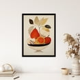 thumbnail image 4 of Harvest Bowl Autumn Fruits Red Kitchen Art Print Framed Poster Wall Decor 12x16 inch, 4 of 5