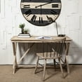 thumbnail image 3 of Mercana Tracy (54" Wide) X Frame Light Brown Solid Wood Desk, 3 of 3