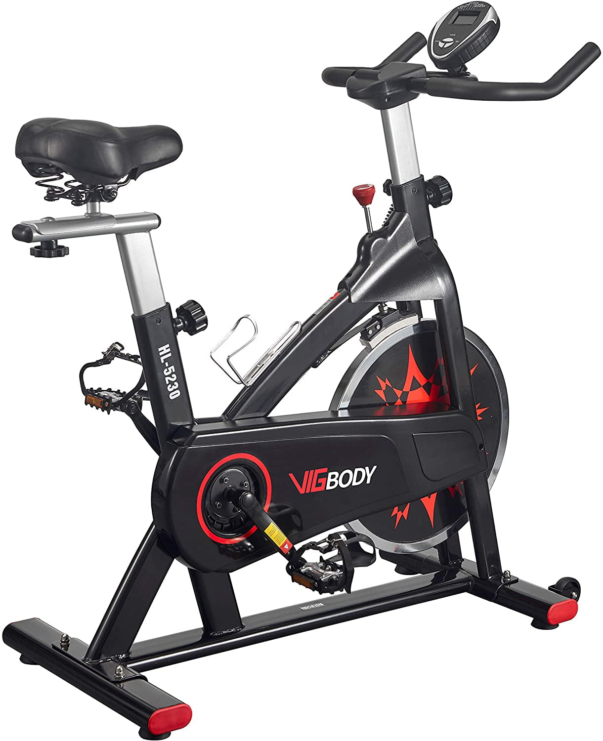 vigbody exercise bike indoor cycling bike adjustable stationary bicycle for home gym workout cardio bikes upright bike