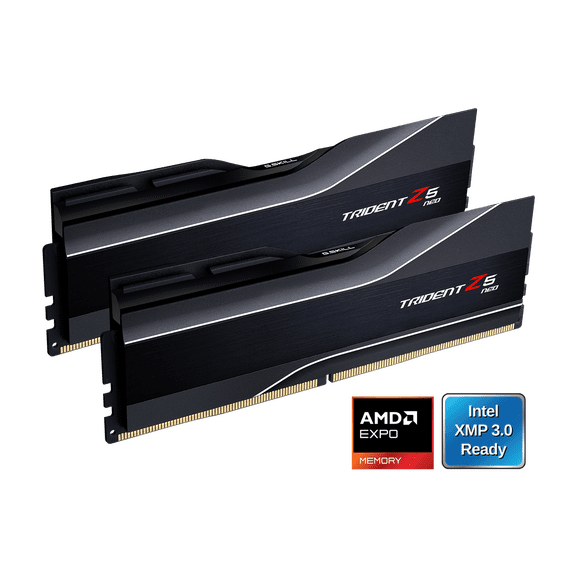 G.SKILL Trident Z5 Neo Series AMD EXPO 32GB (2 x 16GB) 288-Pin PC RAM DDR5 6000 (PC5 48000) Desktop memory Model F5-6000J3038F16GX2-TZ5N