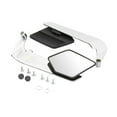 thumbnail image 4 of Vsenkes Generic Motorcycle Rearview Mirrors Universal Foldable Wind Wing Side Mirror Silver, 4 of 9
