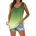 thumbnail image 2 of Plus Size Blouse for Women Women Summer Sleeveless Casual Printed O Neck T Shirt Tops, 2 of 7