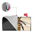 thumbnail image 2 of Fuzoiu Honey Bee Print Decorative Waterproof Mailbox Cover,Welcome Magnetic Mailbox Cover, Post Letter Box Wrap Cover for Outdoor Decor -21x18 in, 2 of 8