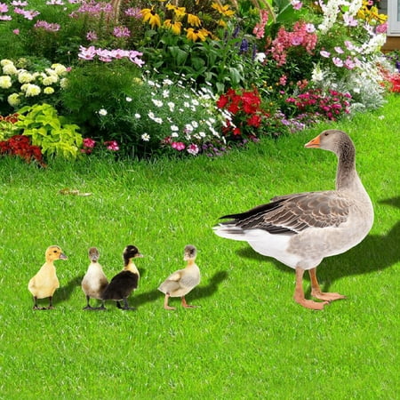 RKZDSR Simulated Duck Craft Poultry Yard Lawns Garden Decoration, Yard Decor Garden Statue Farm Style Animals Shape Decor, Home Backyard Lawns Scape