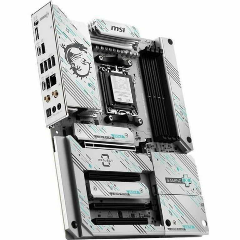 MSI B850 GAMING PLUS WIFI PZ PROJECT ZERO AM5 SATA 6GBs DDR5 Ryzen
